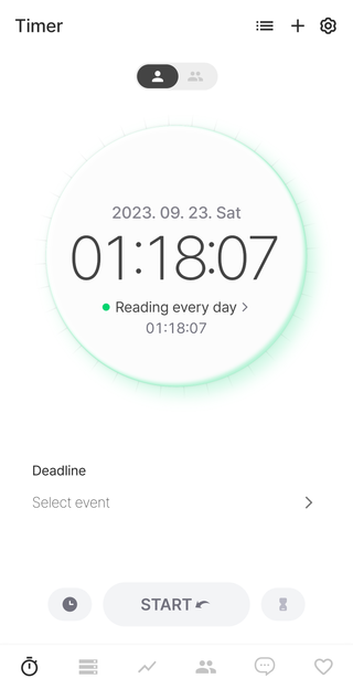 도트타이머 Metaverse time management app, Dote Timer ⏲️ 1 premium lifetime pass, 10 one-year subscriptions — 4점을 준 리뷰어가 2023년 9월 올린 사용 사진