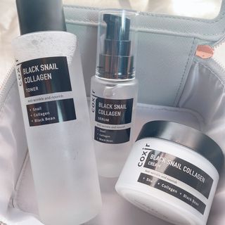 Black Snail Collagen Trio Set [Toner, Serum and Cream] — 4점을 준 리뷰어가 2021년 9월 올린 사용 사진