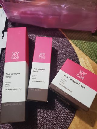 Pink Collagen Line [Toner, Serum, Cream] — 4점을 준 리뷰어가 2021년 10월 올린 사용 사진
