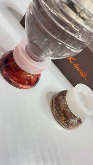 K-doraji PSI TEA Infuser Water Bottle, Easy Tea Making with Cute Tea Infuser, cold brew tea — 5점을 준 리뷰어가 2021년 7월 올린 사용 사진