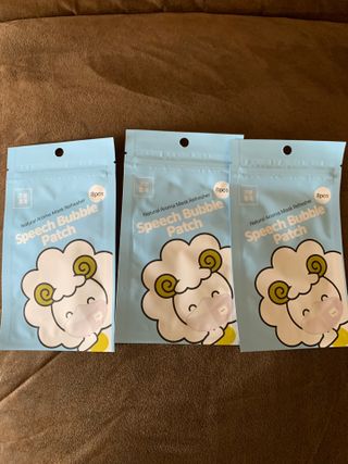 르무통 스피치 버블 아로마 마스크 패치 — 5점을 준 리뷰어가 2021년 4월 올린 사용 사진