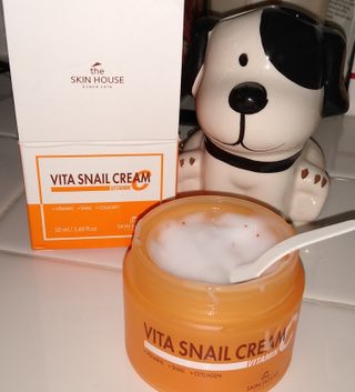 [THE SKIN HOUSE] Vita Snail Cream — 5점을 준 리뷰어가 2022년 4월 올린 사용 사진