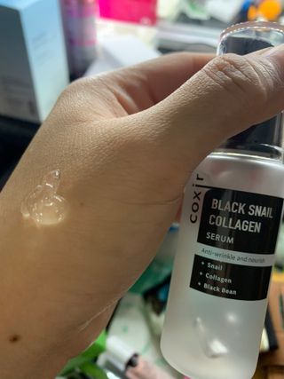 Black Snail Collagen Trio Set [Toner, Serum and Cream] — 3.5점을 준 리뷰어가 2021년 10월 올린 사용 사진