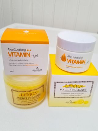 [THE SKIN HOUSE] Lemon Sorbet Cleanser, Aloe Soothing Vitamin Gel — 5점을 준 리뷰어가 2021년 12월 올린 사용 사진