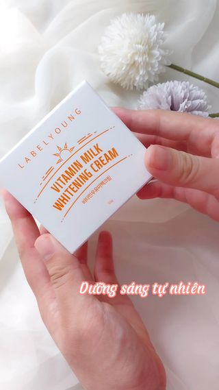라벨영 비타민 우유미백크림 — 4점을 준 리뷰어가 2023년 10월 올린 사용 사진