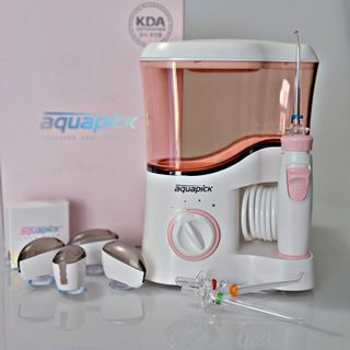 Aquapick AQ-350 물 Flosser 전기 치과 수조 치아 용 전문 구강 세정기 — 5점을 준 리뷰어가 2022년 5월 올린 사용 사진