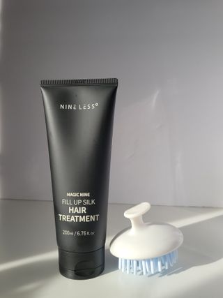 나인레스 매지나인 필 업 실크 트리트먼트 200ml 6.76 fl. 온스 유형에 남겨 — 5점을 준 리뷰어가 2022년 1월 올린 사용 사진