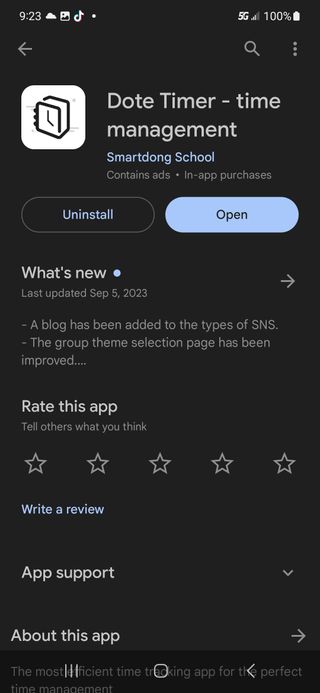 도트타이머 Metaverse time management app, Dote Timer ⏲️ 1 premium lifetime pass, 10 one-year subscriptions — 5점을 준 리뷰어가 2023년 9월 올린 사용 사진