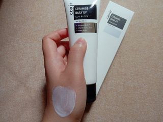 [Coxir] Ceramide Daily UV Sun Block — 4.5점을 준 리뷰어가 2022년 7월 올린 사용 사진