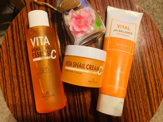 Vita Snail Trio Set [First Essence, Cream, Gel Cleanser] — 5점을 준 리뷰어가 2021년 9월 올린 사용 사진
