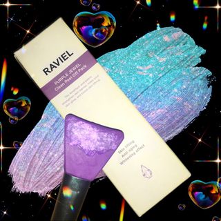 라비엘 RAVIEL 퍼플 쥬얼 클린 필 오프 팩, 마일드 블랙헤드 리무버, 4.1 fl oz(120ml) — 3점을 준 리뷰어가 2022년 9월 올린 사용 사진