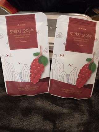 [K-doraji] Omija Berry Drink–80ml pouches of Bellflower Root Concentrate with Omija Berry — 4점을 준 리뷰어가 2021년 9월 올린 사용 사진