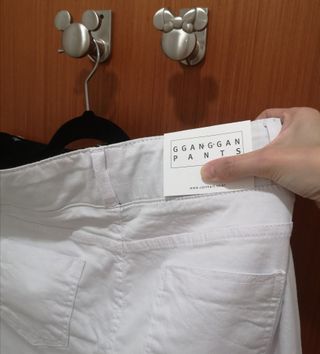 [캔마트]Perfect Pants40verSummer 면 MA05137 Ivory / Black A 쇼트 타입 / B 롱 타입 — 5점을 준 리뷰어가 2021년 8월 올린 사용 사진