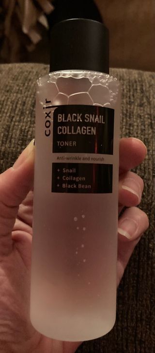 [Coxir] Black Snail Collagen Toner — 5점을 준 리뷰어가 2021년 12월 올린 사용 사진
