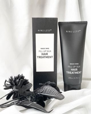 나인레스 매지나인 필 업 실크 트리트먼트 200ml 6.76 fl. 온스 유형에 남겨 — 5점을 준 리뷰어가 2022년 4월 올린 사용 사진