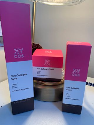 Pink Collagen Line [Toner, Serum, Cream] — 5점을 준 리뷰어가 2021년 10월 올린 사용 사진