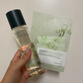 Pyunkang Yul 편강 율 진정 수분 강화 토너 150ml & 진정 마스크팩 10ea — 4.5점을 준 리뷰어가 2021년 8월 올린 사용 사진