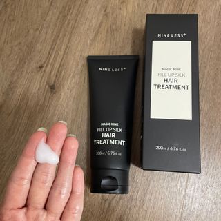 나인레스 매지나인 필 업 실크 트리트먼트 200ml 6.76 fl. 온스 유형에 남겨 — 5점을 준 리뷰어가 2022년 1월 올린 사용 사진