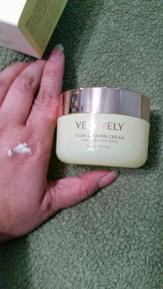 VELY VELY Yuja C-tamin Cream — 5점을 준 리뷰어가 2021년 4월 올린 사용 사진
