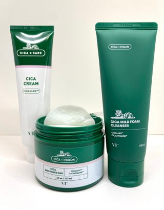 시카 클리어 스팟 패치(10mm 18ea &amp; 12mm 30ea) &amp; 데일리 수딩 마스크 &amp; CICA 크림100ml — 5점을 준 리뷰어가 2023년 7월 올린 사용 사진