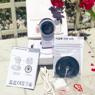 온습도 모니터와 스마트 리모컨이 탑재된 EGLOO cam S4 1080P Wi-Fi 스마트 카메라 — 5점을 준 리뷰어가 2021년 5월 올린 사용 사진