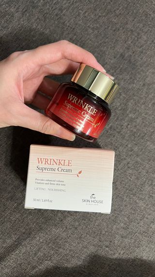 [The Skin House] Wrinkle Supreme Cream — 5점을 준 리뷰어가 2023년 1월 올린 사용 사진