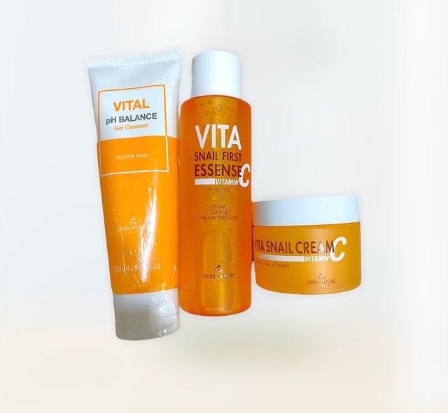 Vita Snail Trio Set [First Essence, Cream, Gel Cleanser] 리뷰 사진
