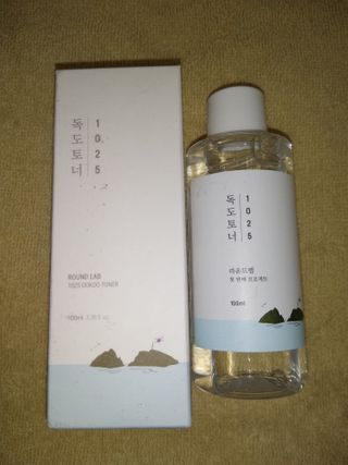 라운드 랩 1025 독도 토너 100ml — 5점을 준 리뷰어가 2021년 2월 올린 사용 사진