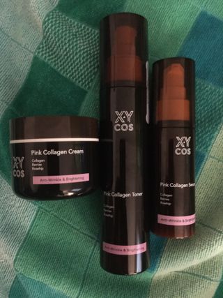 Pink Collagen Line [Toner, Serum, Cream] — 4점을 준 리뷰어가 2021년 10월 올린 사용 사진