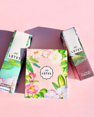 더 퓨어 로터스 제주 식물 선크림 / 제주 연잎 &amp; 동백 미스트 / 순수한 연꽃 어메니티 세트 — 5점을 준 리뷰어가 2022년 11월 올린 사용 사진