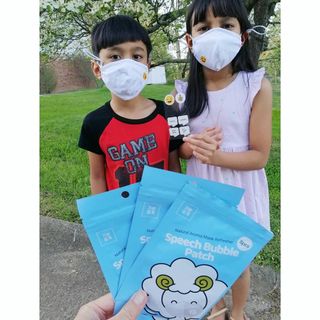 르무통 스피치 버블 아로마 마스크 패치 — 5점을 준 리뷰어가 2021년 4월 올린 사용 사진