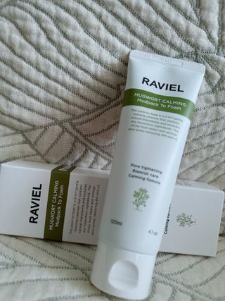 (MY) 라비엘 쑥 그린머드 팩투폼 페이스 클렌저, 4.1fl oz(120ml), 2-in-1 멀티 클렌저 — 5점을 준 리뷰어가 2023년 2월 올린 사용 사진