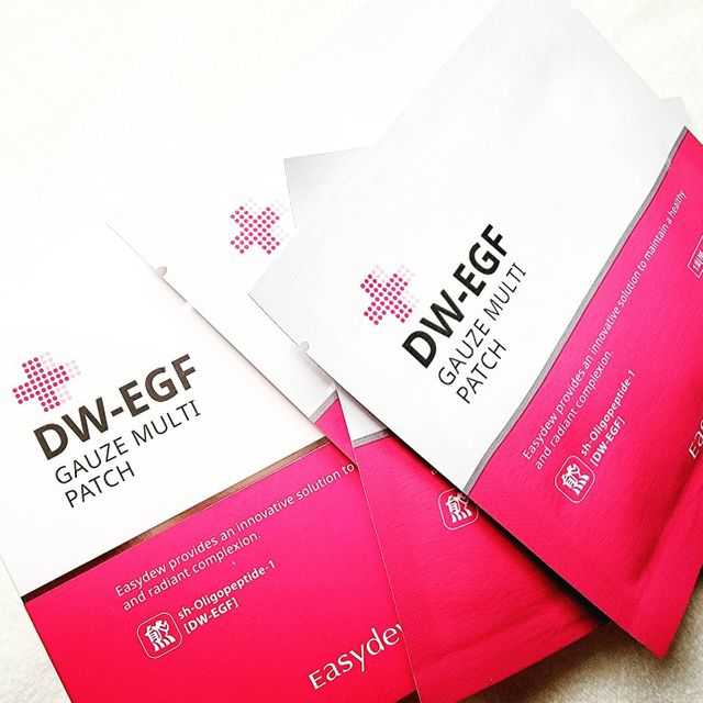 이지 듀 DW-EGF 크림 다이브 솜 / 거즈 멀티 패치 리뷰 사진
