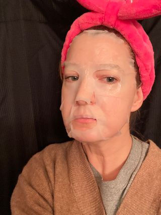 트리티스 [Treatis] Facial Sheet Mask — 5점을 준 리뷰어가 2021년 2월 올린 사용 사진
