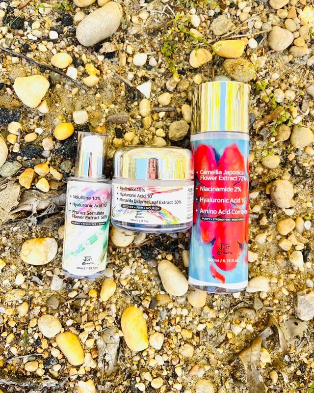 [JUST COSMETIC SKIN CARE SET] JUST TONER, JUST SERUM, JUST CREAM 리뷰 사진