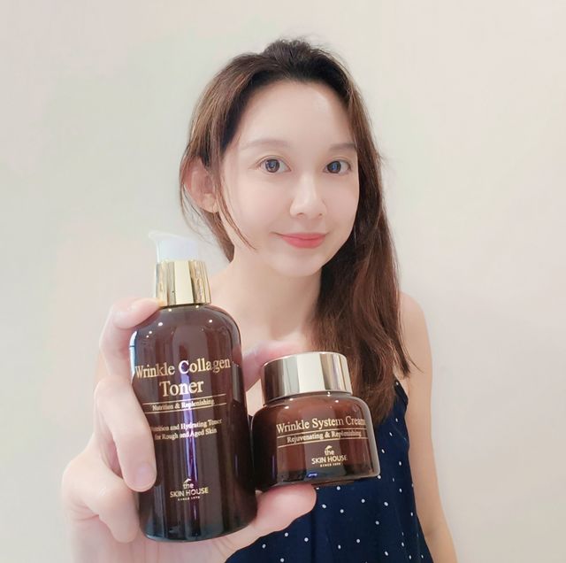 Wrinkle Collagen Toner, Wrinkle System Cream 리뷰 사진