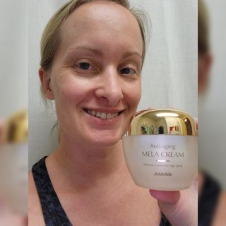 Jutanhak 안티에이징 멜라 크림 50ml / 1.69oz 잡티 &amp; 다크 스팟 케어 하이드레이팅 크림 — 5점을 준 리뷰어가 2023년 7월 올린 사용 사진