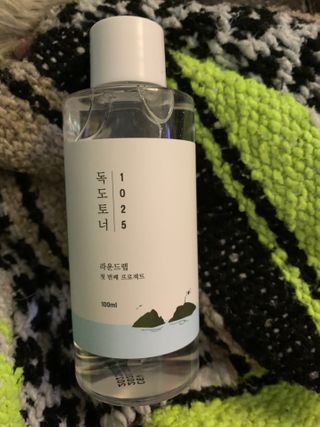 라운드 랩 1025 독도 토너 100ml — 5점을 준 리뷰어가 2021년 2월 올린 사용 사진