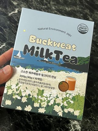 느랑풀 USA_ [neurangpul] JEJU BUCKWHEAT MILKTEA 30g*10 — 4점을 준 리뷰어가 2025년 7월 올린 사용 사진