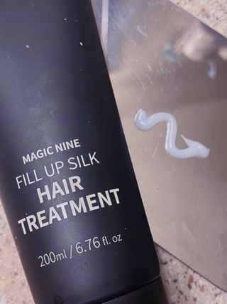 나인레스 매지나인 필 업 실크 트리트먼트 200ml 6.76 fl. 온스 유형에 남겨 — 4점을 준 리뷰어가 2022년 1월 올린 사용 사진