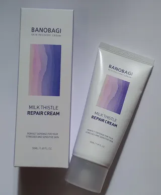 바노바기 코스메틱 바노바기 밀크 씨슬 리페어 크림 50ml — 5점을 준 리뷰어가 2023년 4월 올린 사용 사진
