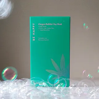 [76N1] 비 해피 산소 버블 클레이 마스크 — 5점을 준 리뷰어가 2021년 10월 올린 사용 사진