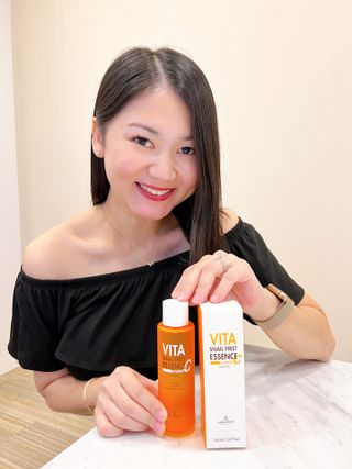 [THE SKIN HOUSE] Vita Snail First Essence — 5점을 준 리뷰어가 2022년 3월 올린 사용 사진