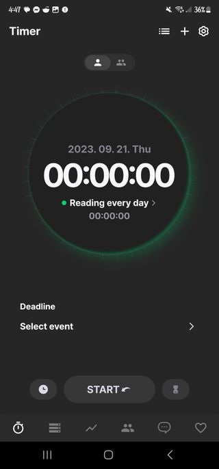 도트타이머 Metaverse time management app, Dote Timer ⏲️ 1 premium lifetime pass, 10 one-year subscriptions — 5점을 준 리뷰어가 2023년 9월 올린 사용 사진