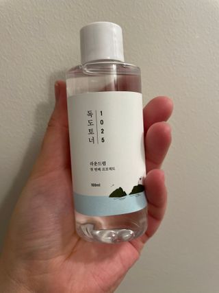 라운드 랩 1025 독도 토너 100ml — 5점을 준 리뷰어가 2021년 2월 올린 사용 사진