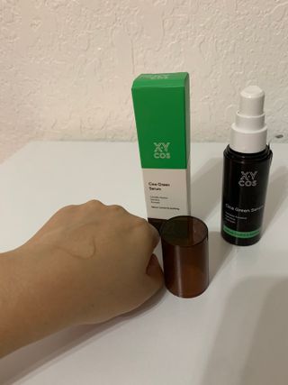 Cica Green Line [Toner, Serum, Cream] — 4.5점을 준 리뷰어가 2021년 9월 올린 사용 사진