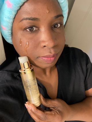 주탄학 안티에이징 춘삼 앰플 1.69oz 인삼 뿌리 추출물 노블 앰플 — 5점을 준 리뷰어가 2022년 12월 올린 사용 사진