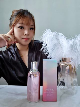 Re:NK 리엔케이 핑크 볼륨 래디언스 컬러크림 — 5점을 준 리뷰어가 2021년 11월 올린 사용 사진