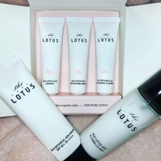 더 퓨어 로터스 제주 식물 선크림 / 제주 연잎 &amp; 동백 미스트 / 순수한 연꽃 어메니티 세트 — 5점을 준 리뷰어가 2022년 12월 올린 사용 사진