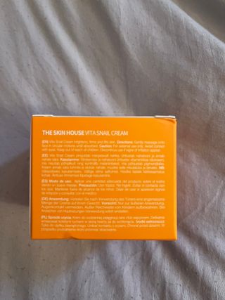 [THE SKIN HOUSE] Vita Snail Cream — 5점을 준 리뷰어가 2022년 4월 올린 사용 사진